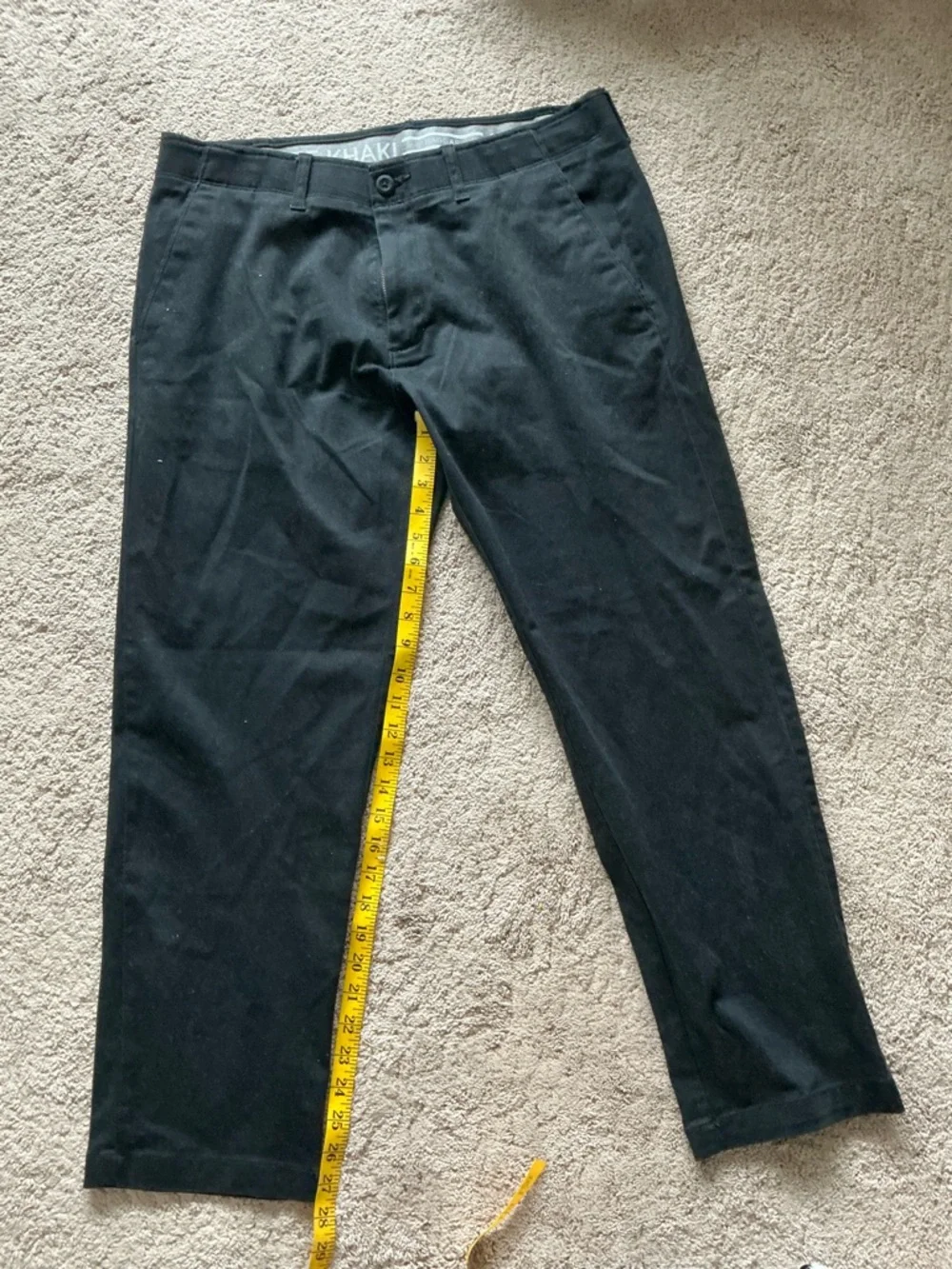 Haggar Life Khaki Comfort Chino Straight Fit Men’s Pants EUC